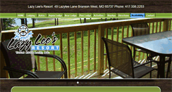Desktop Screenshot of lazyleesresort.com